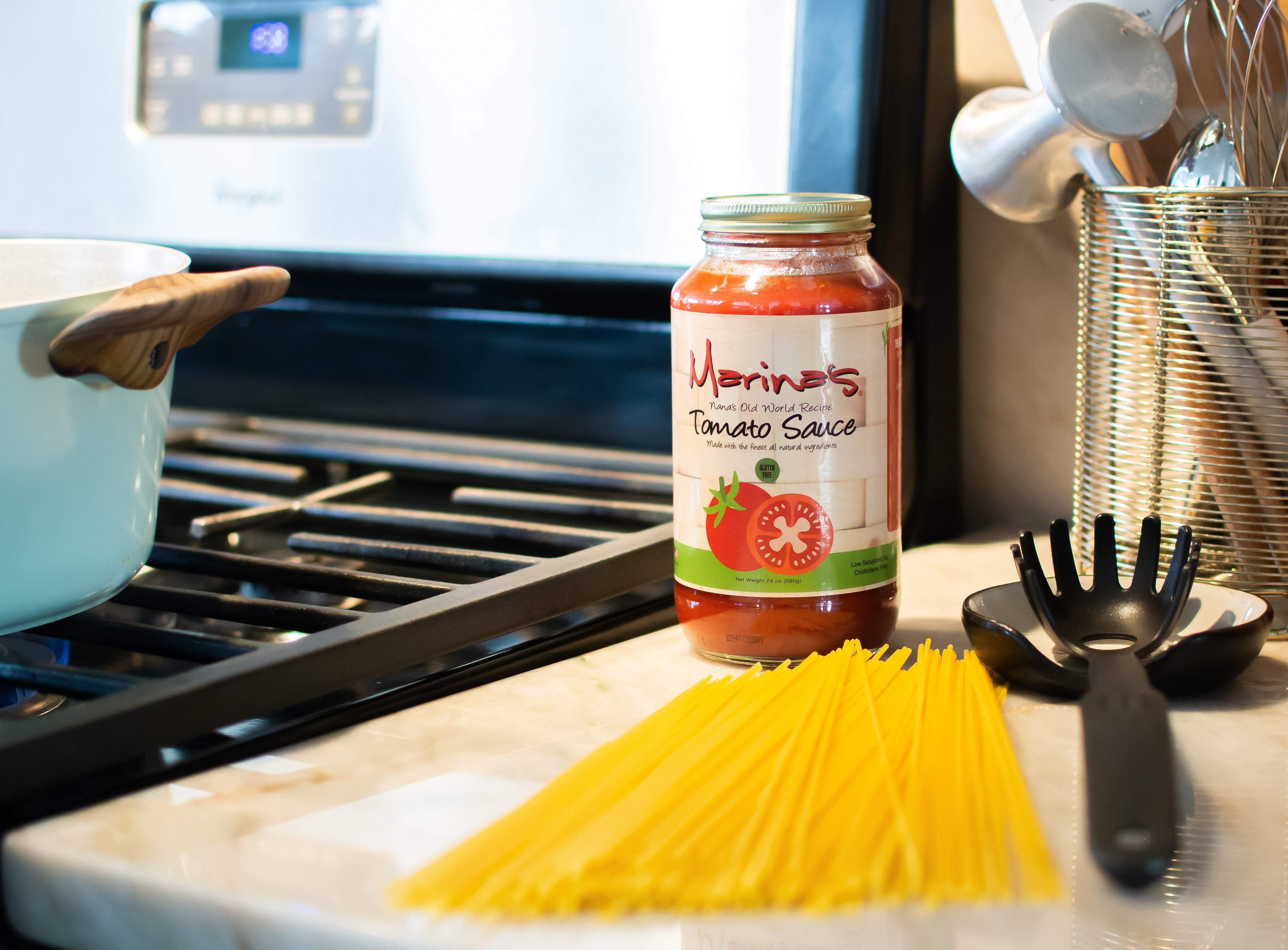 Marina’s Homemade Marinara Pasta Sauce, Italian Tomato - No Sugar Added, Low Sodium, No Additives or Preservatives Sauce Circle B Ranch and Marina's Kitchen 