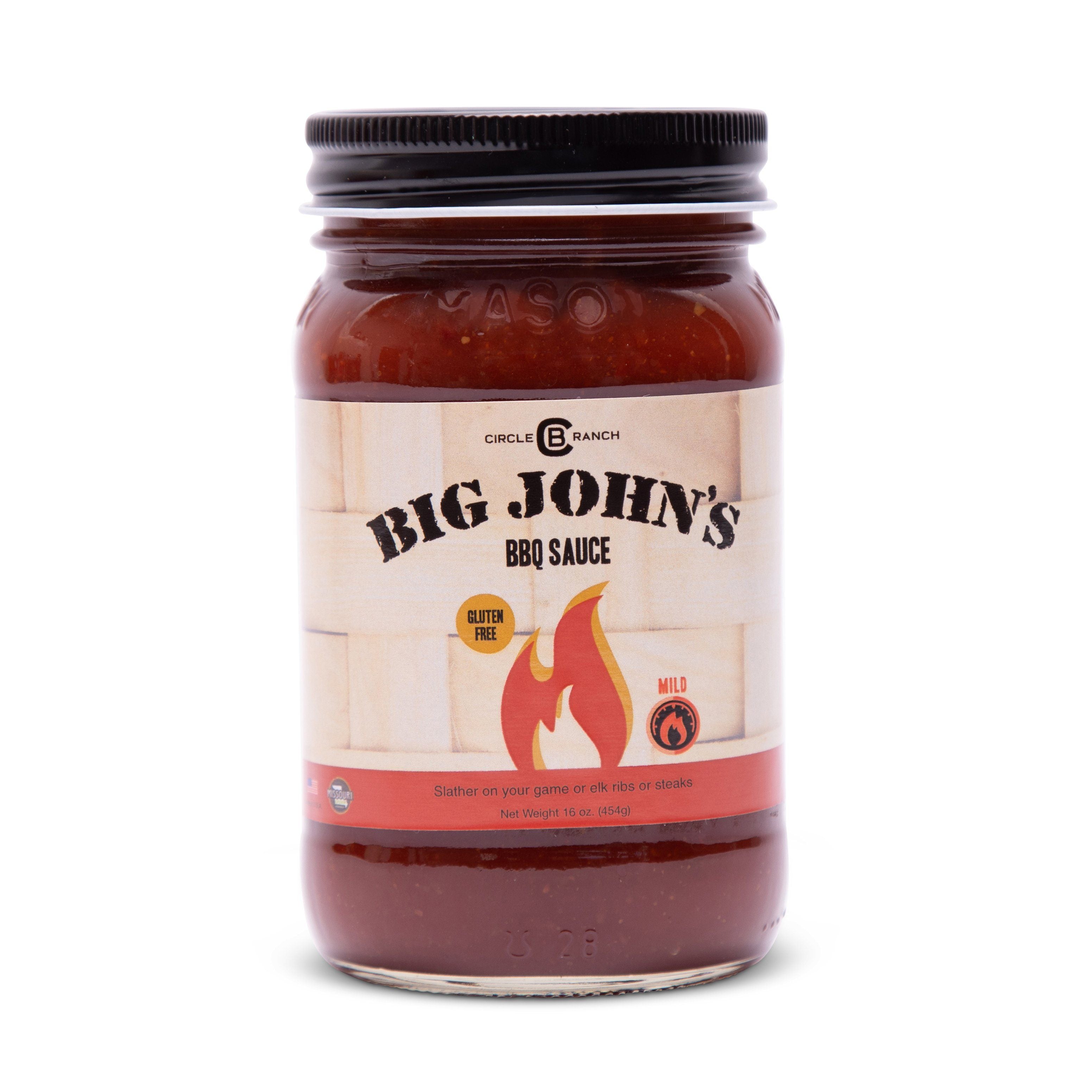 Big John's Signature BBQ Sauce Sauce Circle B Ranch and Marina's Kitchen 