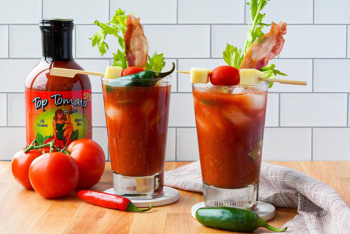 Top Tomato Spicy- Award-Winning Bloody Mary Cocktail Mix - Gluten Free ...